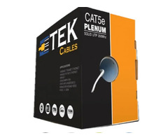  Cat5e Plenum 1000ft Ethernet Cable 24awg 350mhz Solid Conductor White | free-classifieds-usa.com - 1
