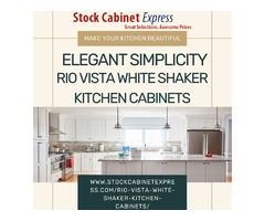 Elegance Redefined: Rio Vista White Shaker Cabinets from Forevermark Cabinetry Catalog | free-classifieds-usa.com - 1