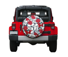Skulls and Roses Printed Rigid Tire Cover | Boomerang | free-classifieds-usa.com - 1
