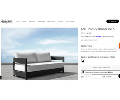  Gorgeous black and white sofa and coffee table | free-classifieds-usa.com - 1