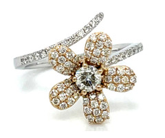 Diamond flower ring | free-classifieds-usa.com - 1