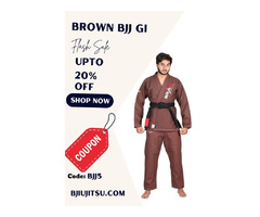 Brown BJJ Gi - Get Up to 20% Off at Bravo BJJ | free-classifieds-usa.com - 1