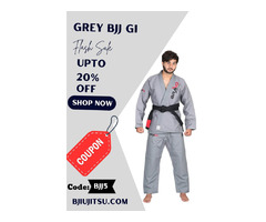 Grey BJJ Gi - Get Up to 20% Off at Bravo BJJ | free-classifieds-usa.com - 1