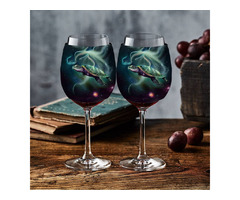 Cosmic Wine Glass Sleeve – Beautiful Sleeves for Wine Glass – Space Wine Glass Sleeve | free-classifieds-usa.com - 1