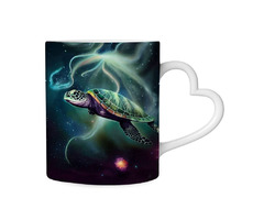 Cosmic Mug with Heart Handle – Beautiful Mug – Space Ceramic Mug | free-classifieds-usa.com - 3