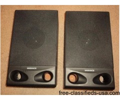 A pair of older Used speakers 12.5”x7.5”x5.5” in perfect condition | free-classifieds-usa.com - 1
