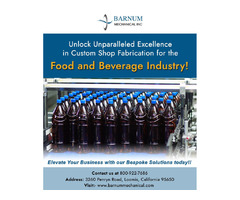 Unlock Unparalleled Excellence in Custom Shop Fabrication for the Food and Beverage Industry-Barnum  | free-classifieds-usa.com - 1