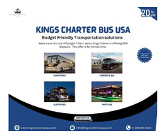 Wedding Bus Rental | Kings Charter Bus USA | free-classifieds-usa.com - 1