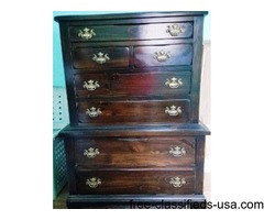 Vintage Ethan Allen Highboy Dresser | free-classifieds-usa.com - 1