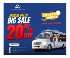 Affordable Shuttle Bus Rental | Kings Charter Bus USA  | free-classifieds-usa.com - 1
