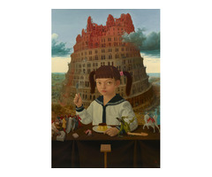 Babel And Pudding By Mitsuru Watanabe - Oil On Canvas - Rehs Contemporary | free-classifieds-usa.com - 1