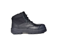 Wide Load 690BZC Composite Safety Toe Zip 6 inch Work Boot - Black - 6E Only | free-classifieds-usa.com - 1