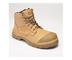 Wide Load 690WZC Composite Safety Toe Zip 6 inch Work Boot - Wheat - 6E Only | free-classifieds-usa.com - 1