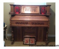 Beautiful Antique Oak Pump Organ | free-classifieds-usa.com - 1