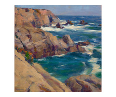 Emerald Cove (Pacific North West) Oil on panel By Gregory Frank Harris - Rehs Contemporary | free-classifieds-usa.com - 1
