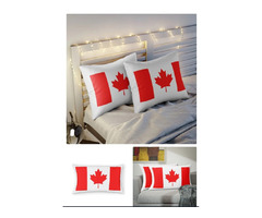 Canada Pillow Sham and CANADA Velveteen Plush Blanket | free-classifieds-usa.com - 1