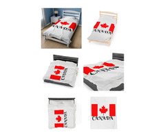 Canada Pillow Sham and CANADA Velveteen Plush Blanket | free-classifieds-usa.com - 3