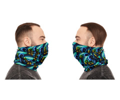 The Unseen World Winter Neck Gaiter With Drawstring | free-classifieds-usa.com - 2