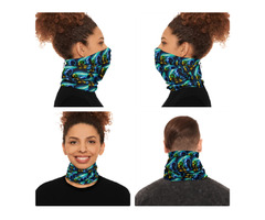 The Unseen World Winter Neck Gaiter With Drawstring | free-classifieds-usa.com - 3