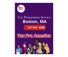 Tax Preparer Near Me Boston MA, Tax Refund Boston | Tax Pro America | free-classifieds-usa.com - 1
