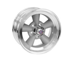 American Racing Torq-Thrust Original Style Silver With Machined Lip Wheel , 17X8.5 | free-classifieds-usa.com - 1