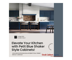 Elevate Your Kitchen with Petit Blue Shaker Cabinets for a Stylish Touch		 | free-classifieds-usa.com - 1