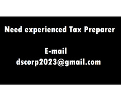 Need experienced Tax Preparer | free-classifieds-usa.com - 1