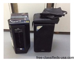 Mixer and 2 speakers | free-classifieds-usa.com - 1