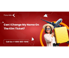 Can I Change My Name On The Klm Ticket? | free-classifieds-usa.com - 1