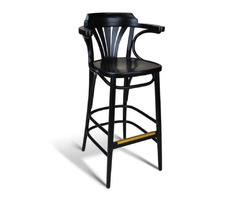 Elevate your space with the fan collection arm bar stool | free-classifieds-usa.com - 1