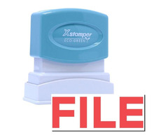 Red File Xstamper Stamp - Office Stamps | free-classifieds-usa.com - 1