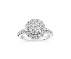 Yes, by Martin Binder Diamond Halo Engagement Ring | free-classifieds-usa.com - 1
