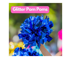 Add Some Sparkle to Your Spirit with Glitter Pom Poms | free-classifieds-usa.com - 1
