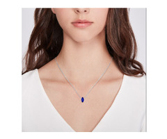 0.85 Carat blue sapphire solitaire pendant  | free-classifieds-usa.com - 3