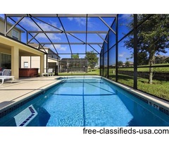 Villa with Sunny Pool, Hot Tub & Open Backyard in Emerald Island, Kissimmee | free-classifieds-usa.com - 4
