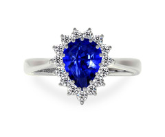 Beautiful pear blue sapphire ring for sale  | free-classifieds-usa.com - 1