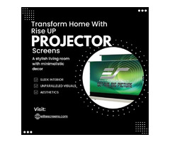 Transform Your Home with a Rise Up Projector Screen | free-classifieds-usa.com - 1