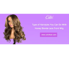 Type of Hairstyles You Can Do With Honey Blonde Lace Front Wig. | free-classifieds-usa.com - 1