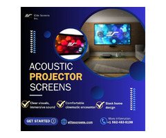 Transform Your Home with Acoustic Projector Screens | free-classifieds-usa.com - 1