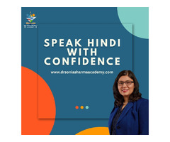 Speak Hindi with Confidence - Dr. Sonia Sharma Academy | free-classifieds-usa.com - 1