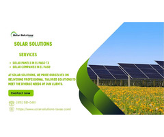 Solar Panels in El Paso TX | Solar Solutions | free-classifieds-usa.com - 1