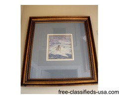Norman lindsay watercolour bather full | free-classifieds-usa.com - 1