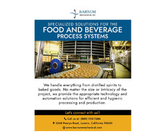 Specialized Solutions for the Food and Beverage Process Systems - Barnum Mechanical | free-classifieds-usa.com - 1