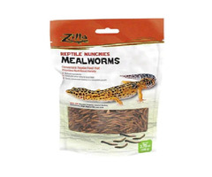 Zilla Reptile Munchies Mealworm 3.75 Oz | free-classifieds-usa.com - 1