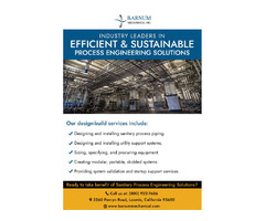 Industry Leaders in Efficient and Sustainable Process Engineering Solutions - Barnum Mechanical | free-classifieds-usa.com - 1