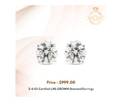 Elevate Your Style with Lab-Grown Diamond Stud Earrings - The Real Deal For You | free-classifieds-usa.com - 1