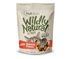Fruitables Wildly Natural Cat Treats Salmon, 2.5-Oz | free-classifieds-usa.com - 1
