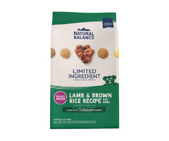 Natural Balance Pet Foods L.I.D. Small Breed Bites Dry Dog Food Lamb & Brown Rice 12 Lb | free-classifieds-usa.com - 1
