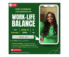 Free Facebook Live Session on Work-Life Balance | free-classifieds-usa.com - 1