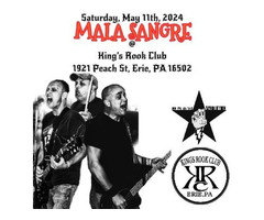 JC NICKLES & BOCHI + MALA SANGRE Live at KING'S ROOK [Erie, PA] 5/11/2024 @ 10PM | free-classifieds-usa.com - 3